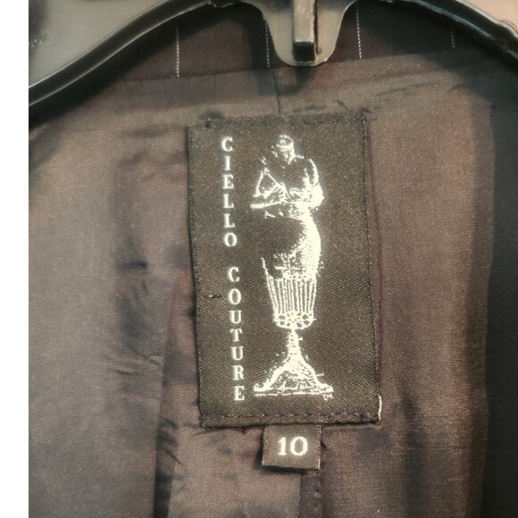 Cielo Couture black striped suit - Picture 8 of 8